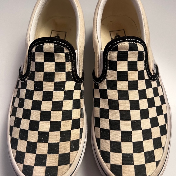Vans Slip-On Checkerboard Skate Shoe - Picture 1 of 4